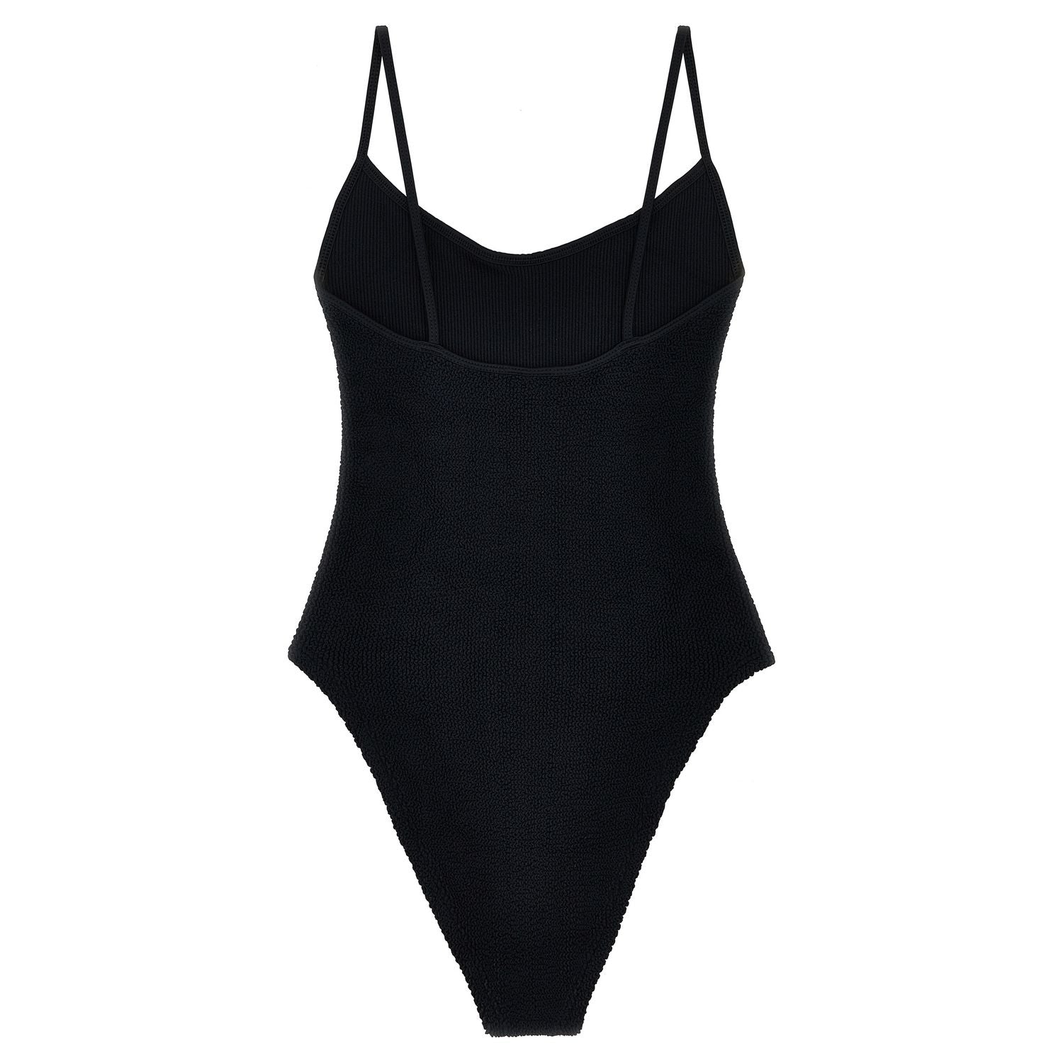 Hunza G Black Polyamide One-Piece Swimsuit