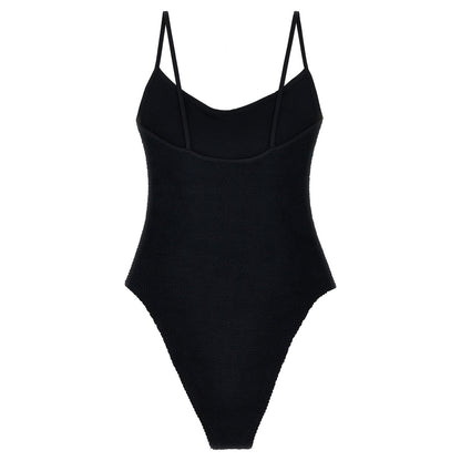 Hunza G Black Polyamide One-Piece Swimsuit