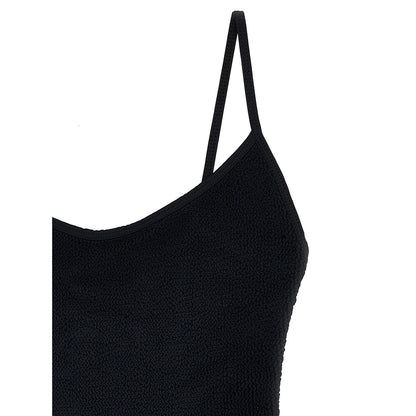 Hunza G Black Polyamide One-Piece Swimsuit