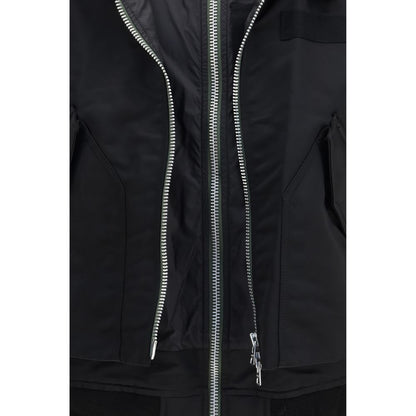 Sacai Black Cotton Bomber