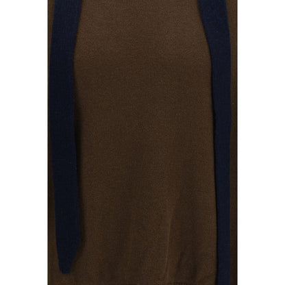 Sacai Brown Wool Oves Aries Sweatshirt
