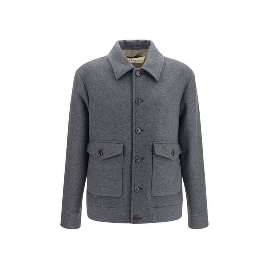Valentino Garavani Gray Wool Oves Aries Jacket