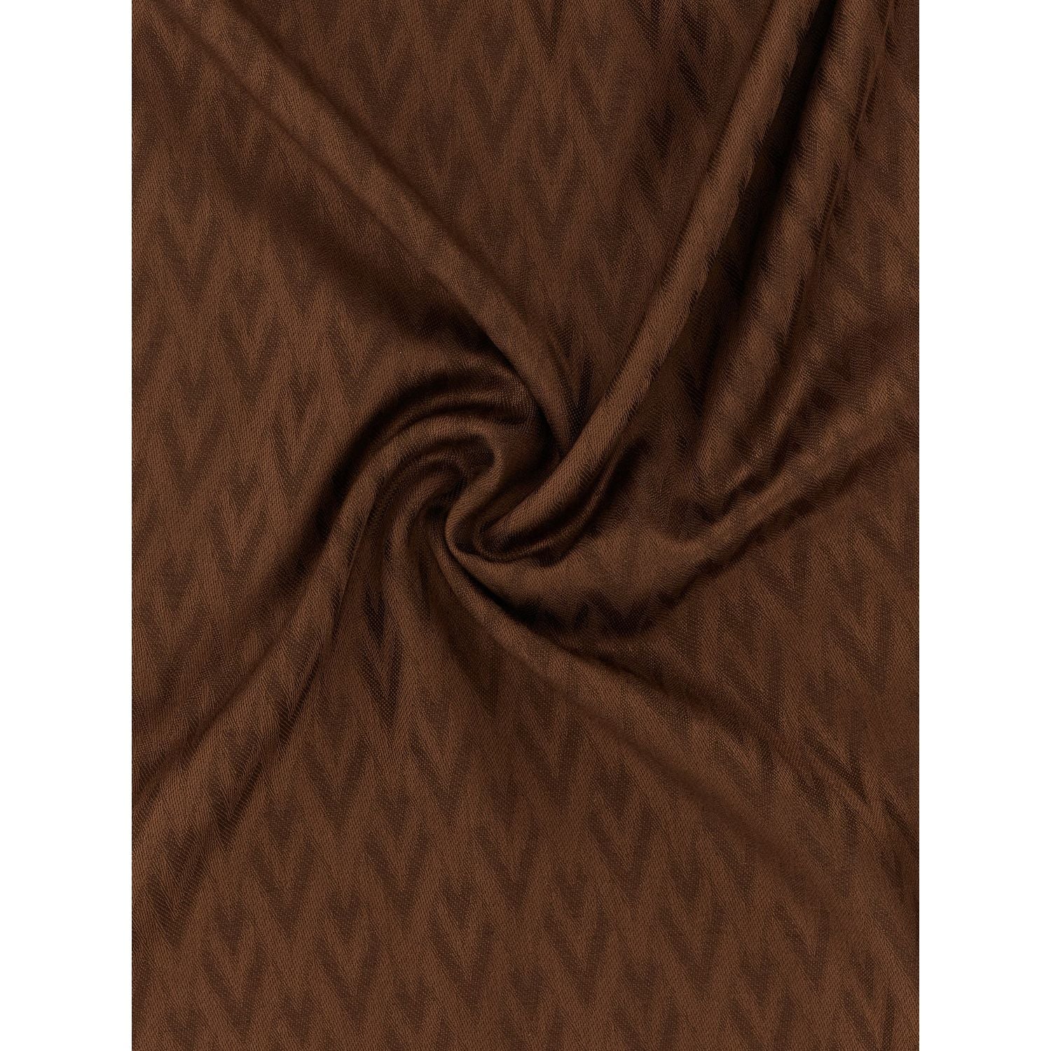 Valentino Garavani Brown Silk Scarf