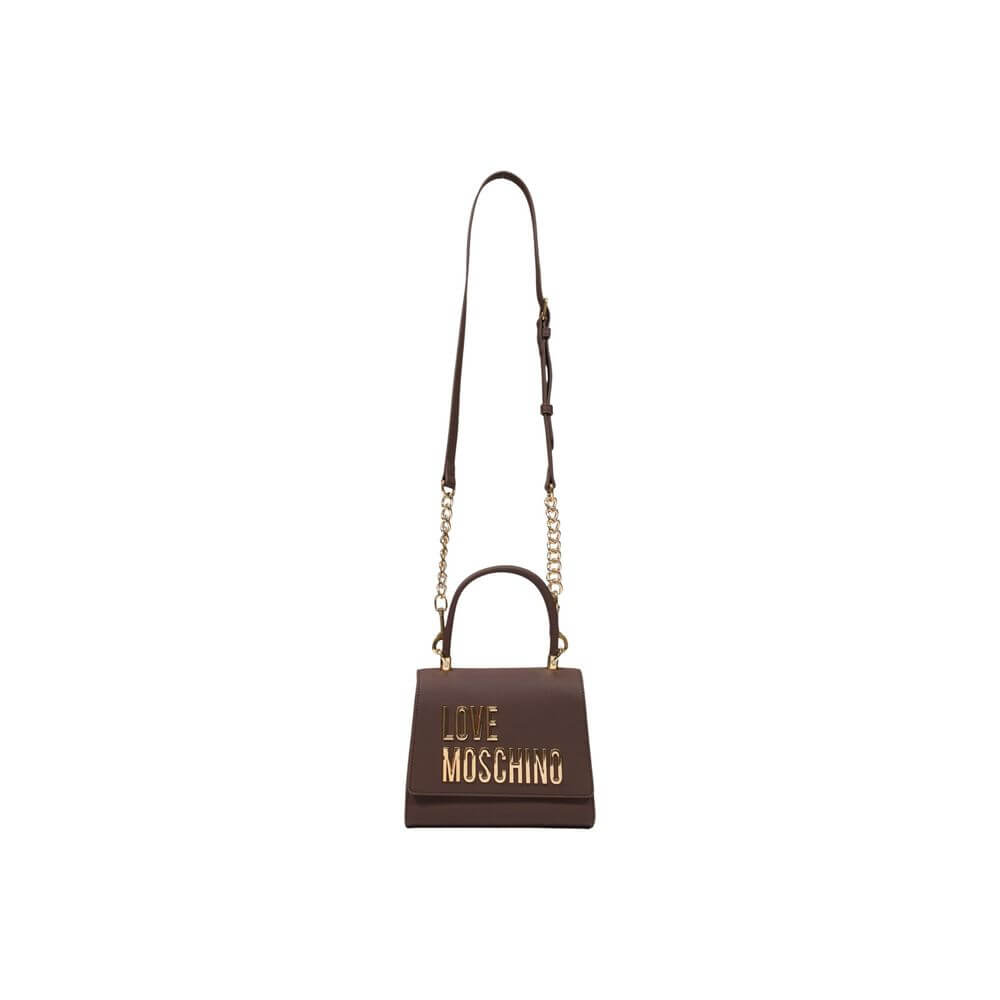 Love Moschino Brown Polyethylene Handbag