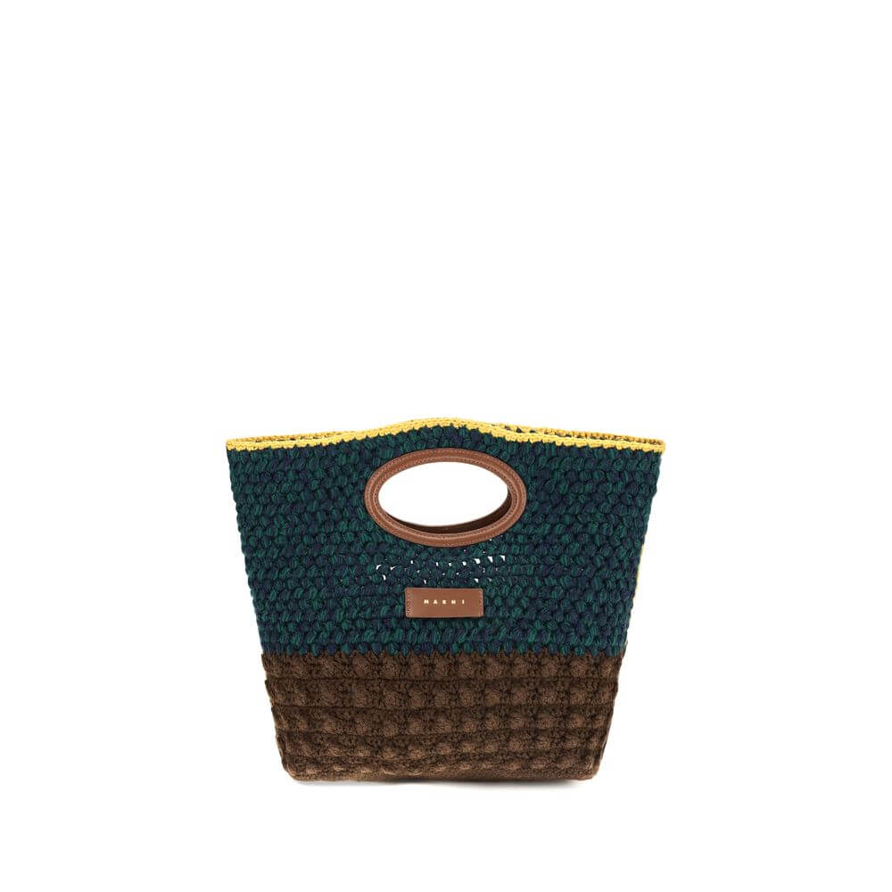 Marni Multicolor Wool Oves Aries Clutch Bag