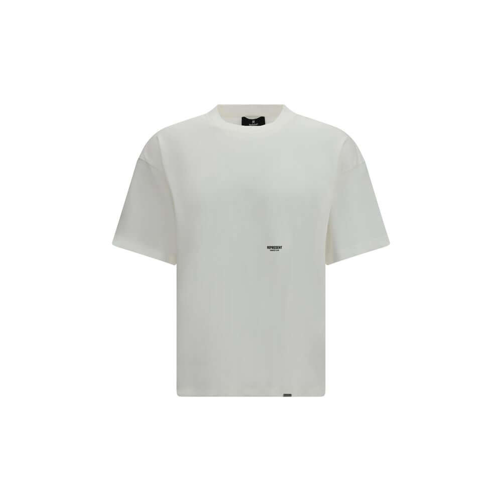 Represent White Cotton T-Shirt