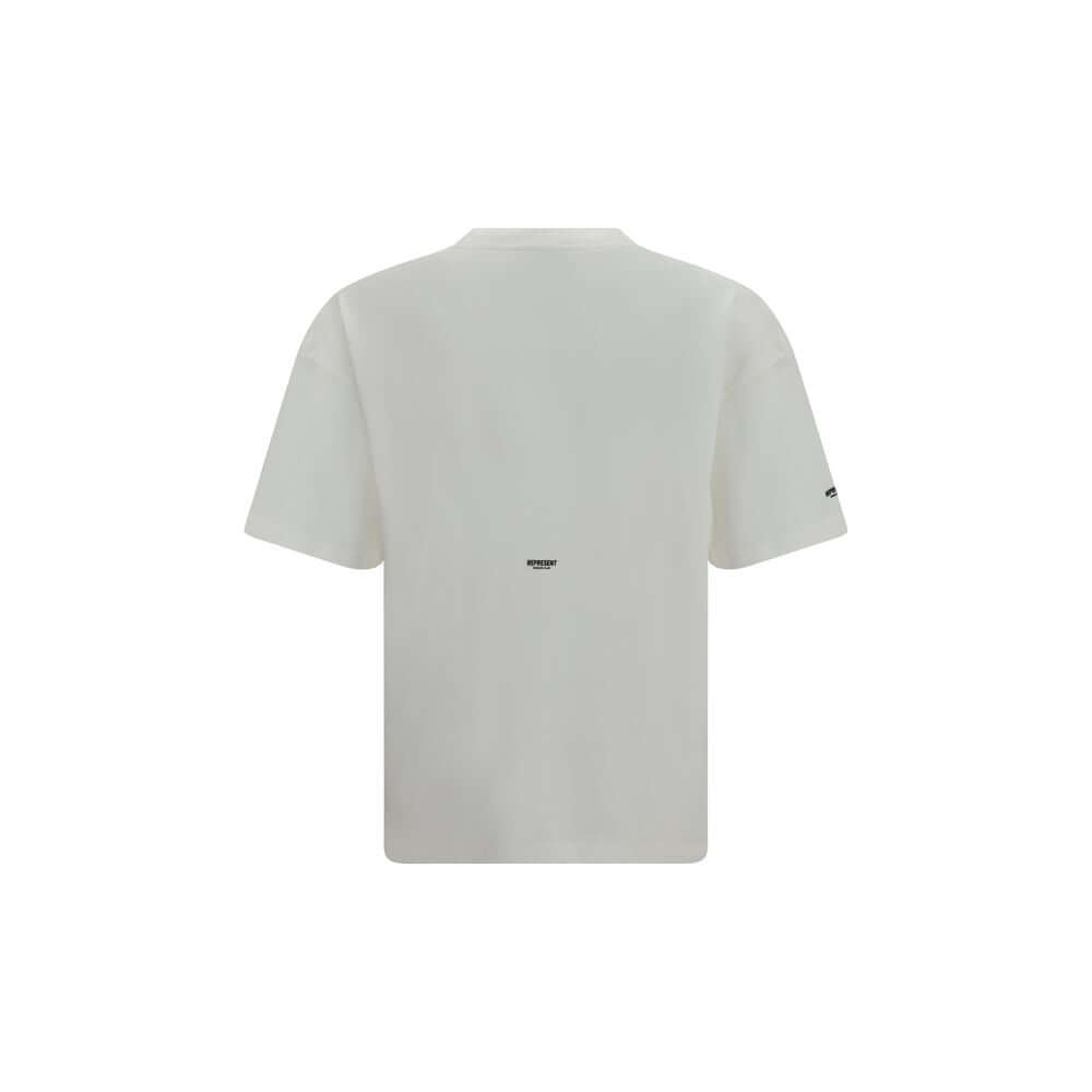 Represent White Cotton T-Shirt