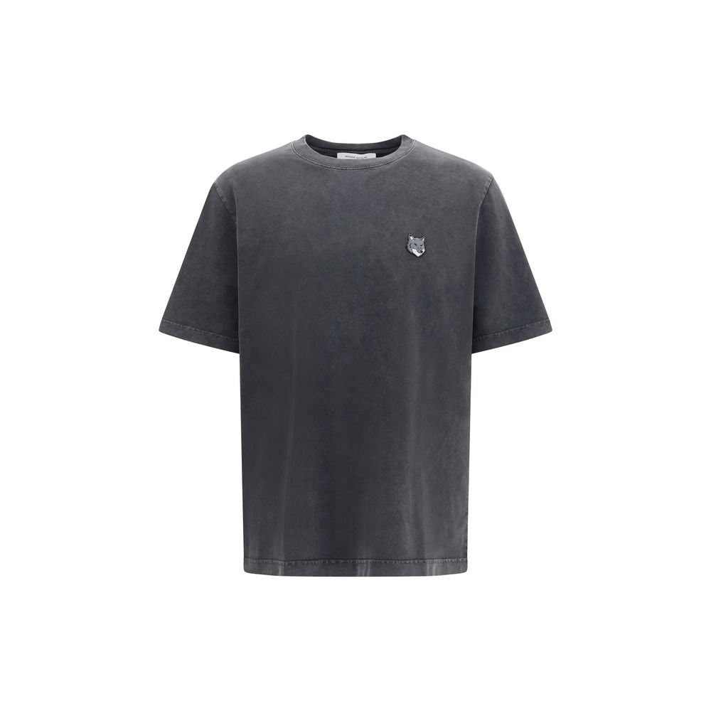 Maison Kitsuné Gray Cotton T-Shirt