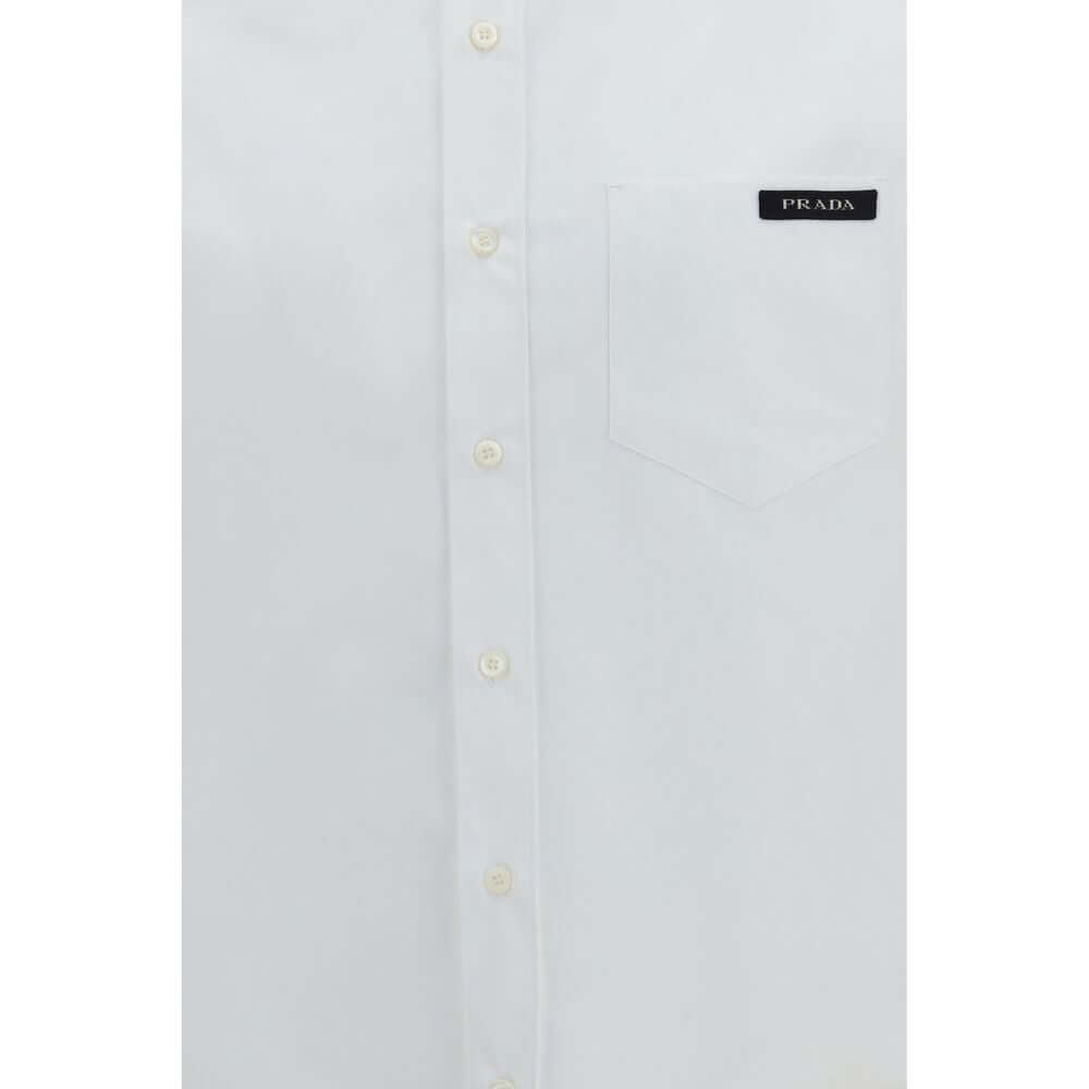 Prada White Cotton Dress Shirt