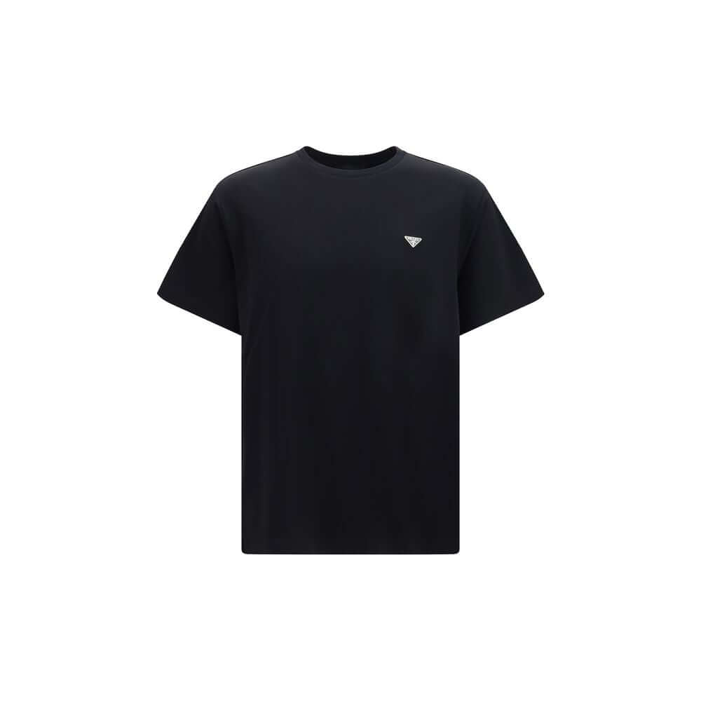 Prada Black Cotton T-Shirt