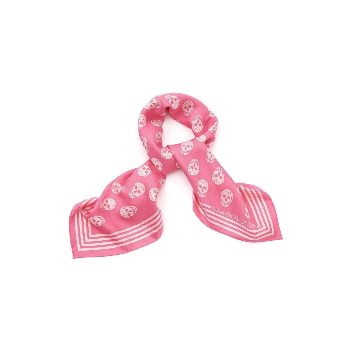 Alexander McQueen Scarfs Pink Scarves Hats & Gloves Alexander Mcqueen