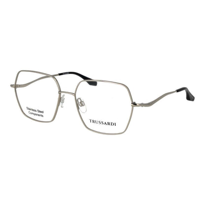 Trussardi Silver Stainless Steel Glasses (Frames)