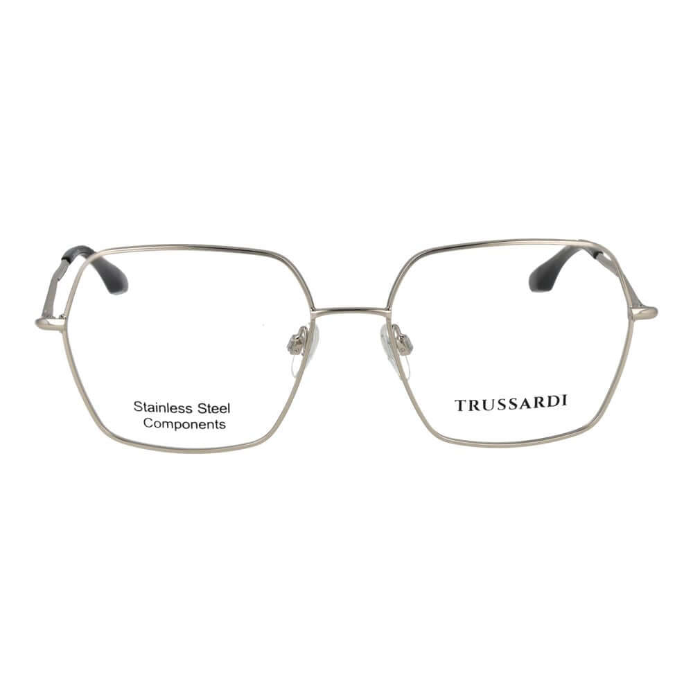 Trussardi Silver Stainless Steel Glasses (Frames)