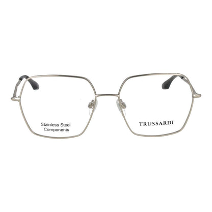 Trussardi Silver Stainless Steel Glasses (Frames)