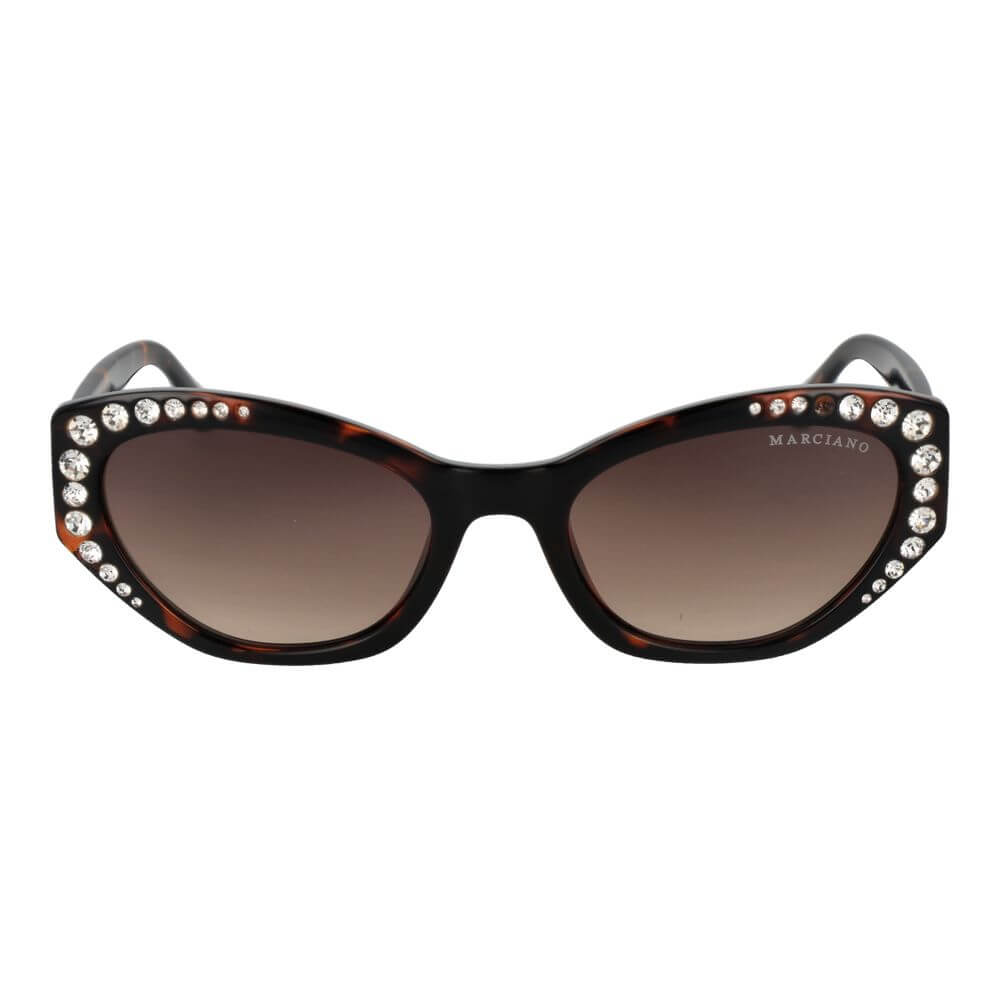 Marciano by Guess Brown Plastic Sunglasses