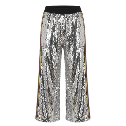 Trussardi Jeans Grey Polyester Women Pants