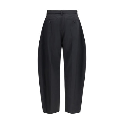 Sacai Black Polyester Casual Pants