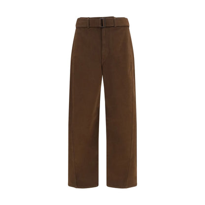 Lemaire Brown Cotton Casual Pants