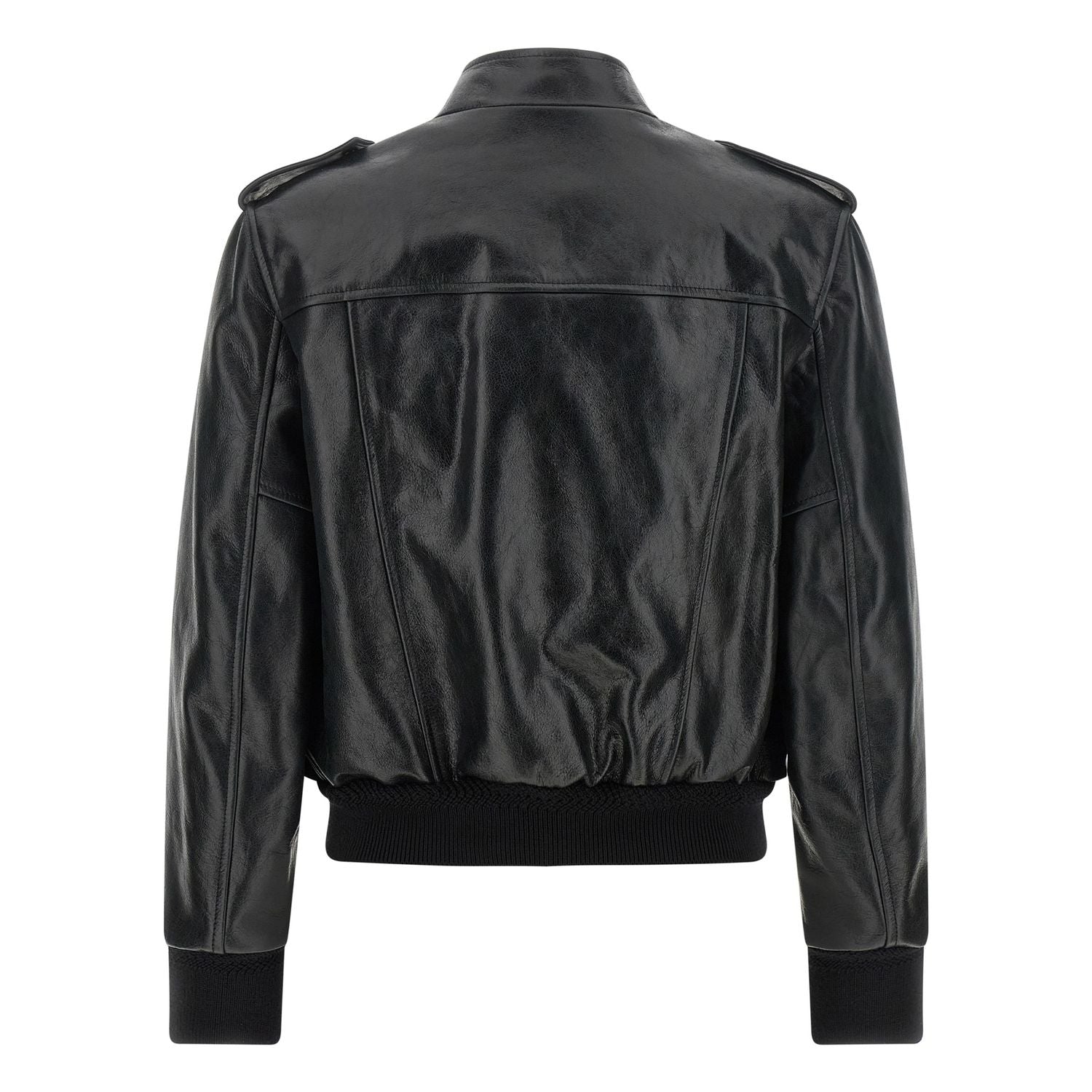 Tom Ford Black Lamb Leather Leather Jacket