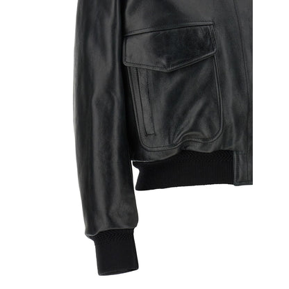 Tom Ford Black Lamb Leather Leather Jacket
