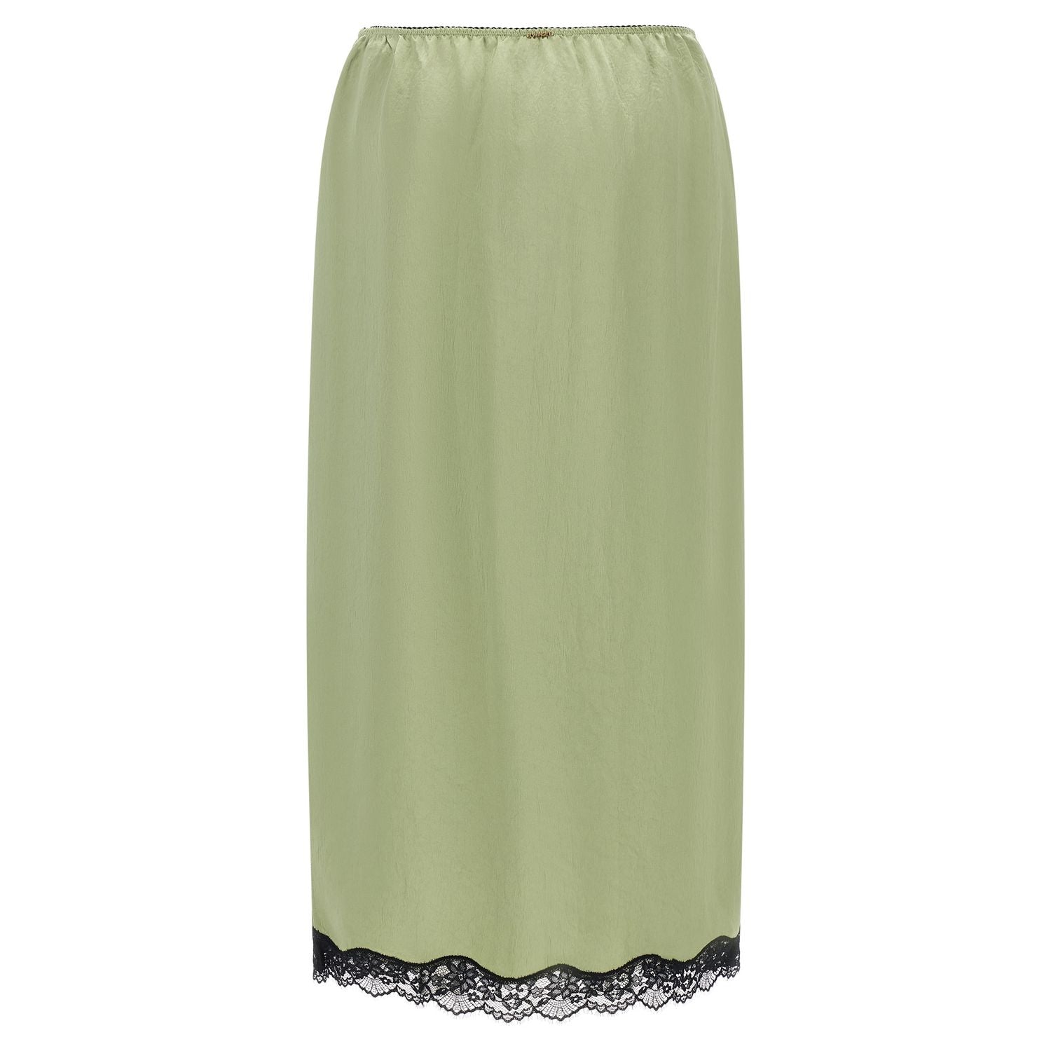 Twinset Bicolor Marabou Midi Skirt