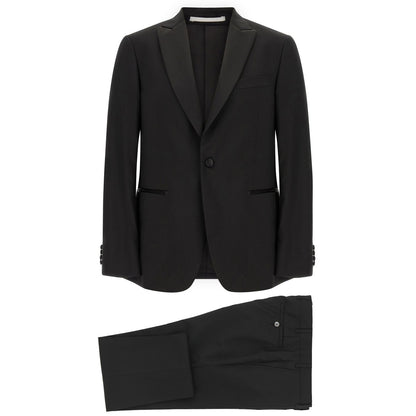 Pal Zileri Black Wool Two-Piece Suit