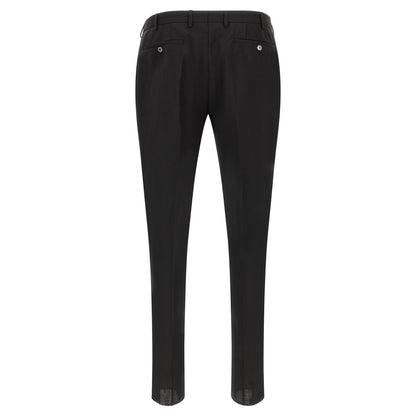 Pal Zileri Black Wool Two-Piece Suit