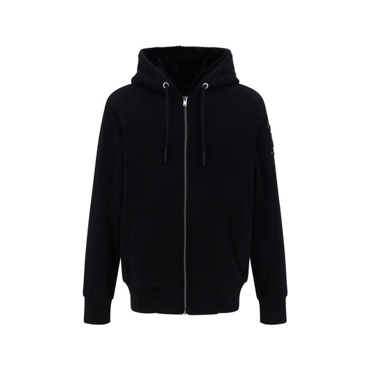 Moose Knuckles Black Polyester Hoodie