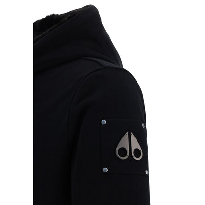 Moose Knuckles Black Polyester Hoodie