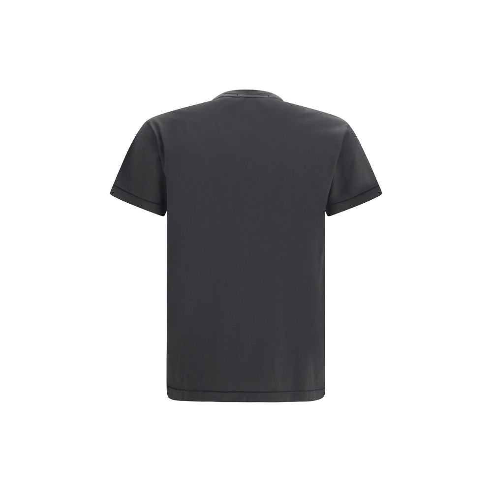 Stone Island Gray Cotton T-Shirt