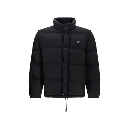 Prada Black Goose Down Full-Length Jacket