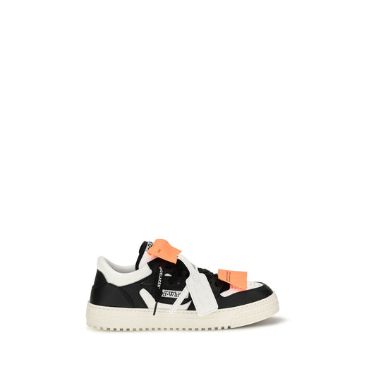Off-White Multicolor Calf Leather Bos Taurus Low Top Sneakers