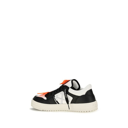 Off-White Multicolor Calf Leather Bos Taurus Low Top Sneakers