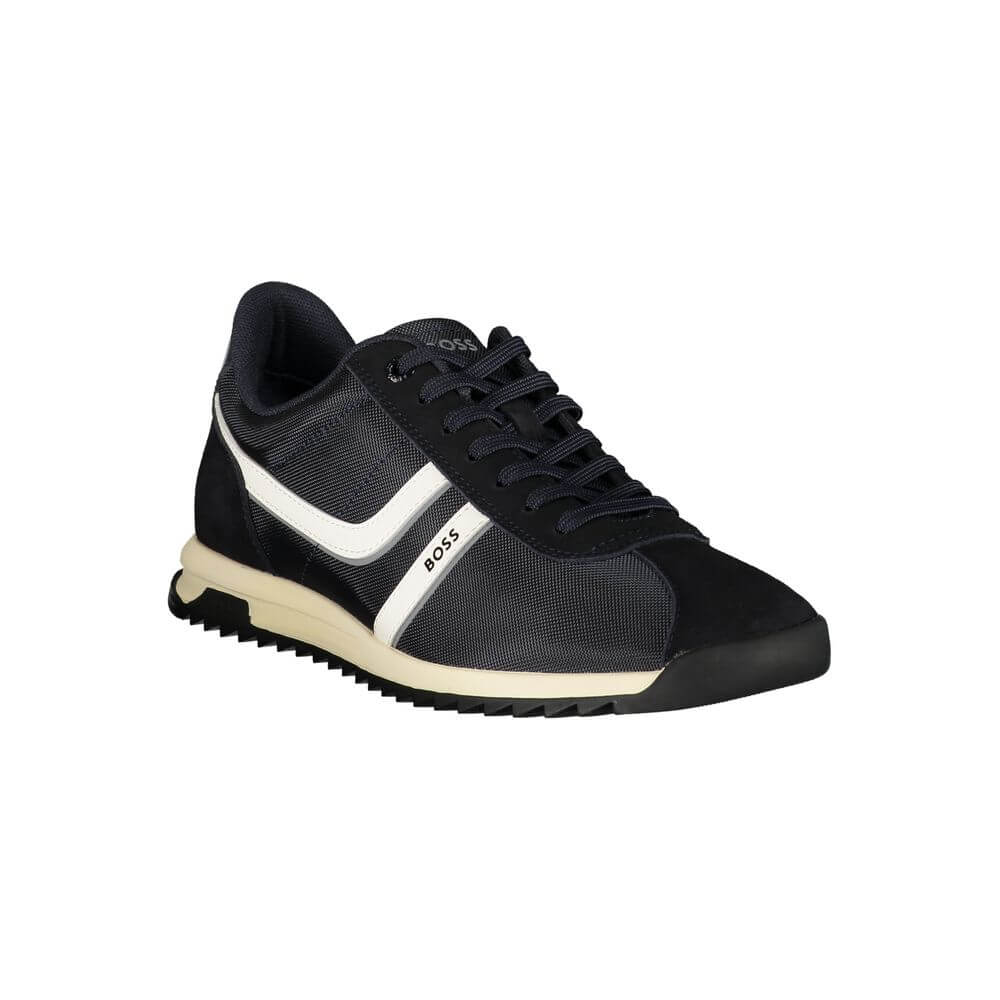 Hugo Boss Blue Polyurethane Men's Sneaker