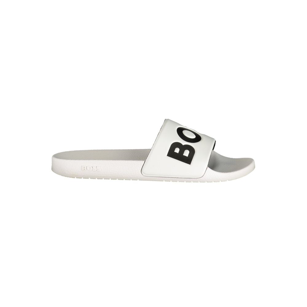 Hugo Boss White Polyurethane Men's Slipper