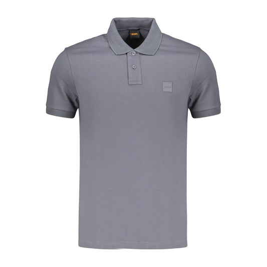 Hugo Boss Blue Cotton Men's Polo Shirt