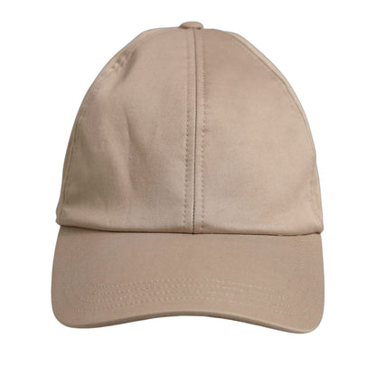 Dolce & Gabbana Men Beige Cotton Stretch Baseball Capello Hat