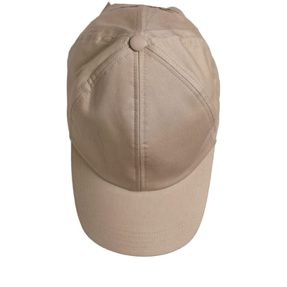 Dolce & Gabbana Men Beige Cotton Stretch Baseball Capello Hat