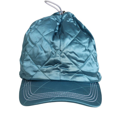 Dolce & Gabbana Men Teal Polyester Quilted Baseball Cap Hat