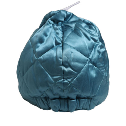 Dolce & Gabbana Men Teal Polyester Quilted Baseball Cap Hat
