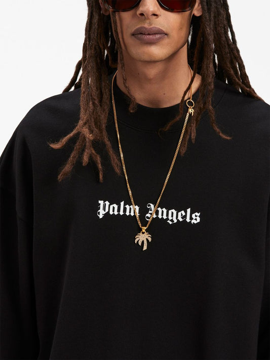 Palm Angels Sweaters Black Topwear Palm Angels