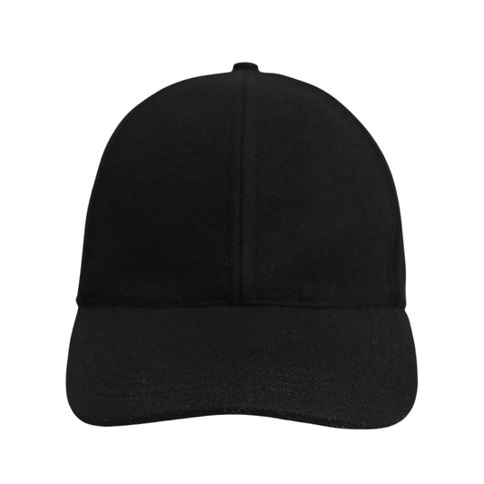 Dolce & Gabbana Men Black Wool Baseball Cap 6 Panels Hat