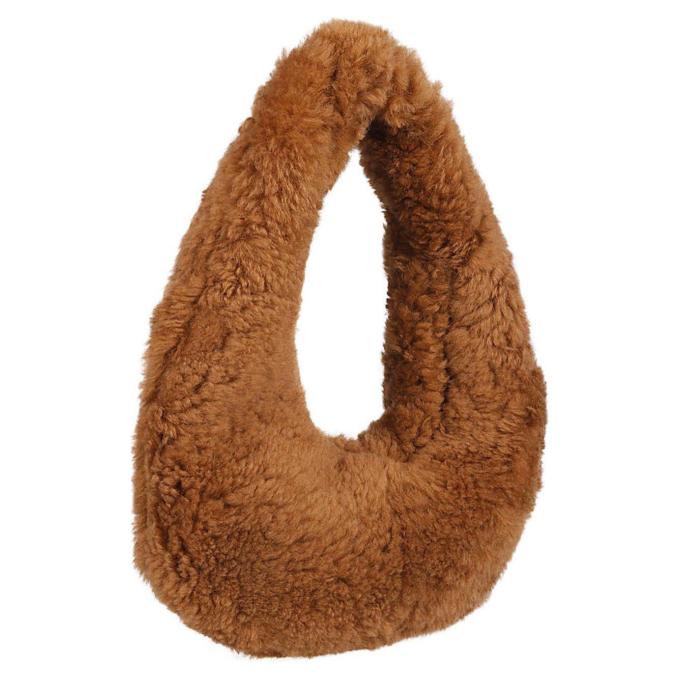 Anita Bilardi Camel shoulder bag synthetic fur Shoulder Anita Bilardi