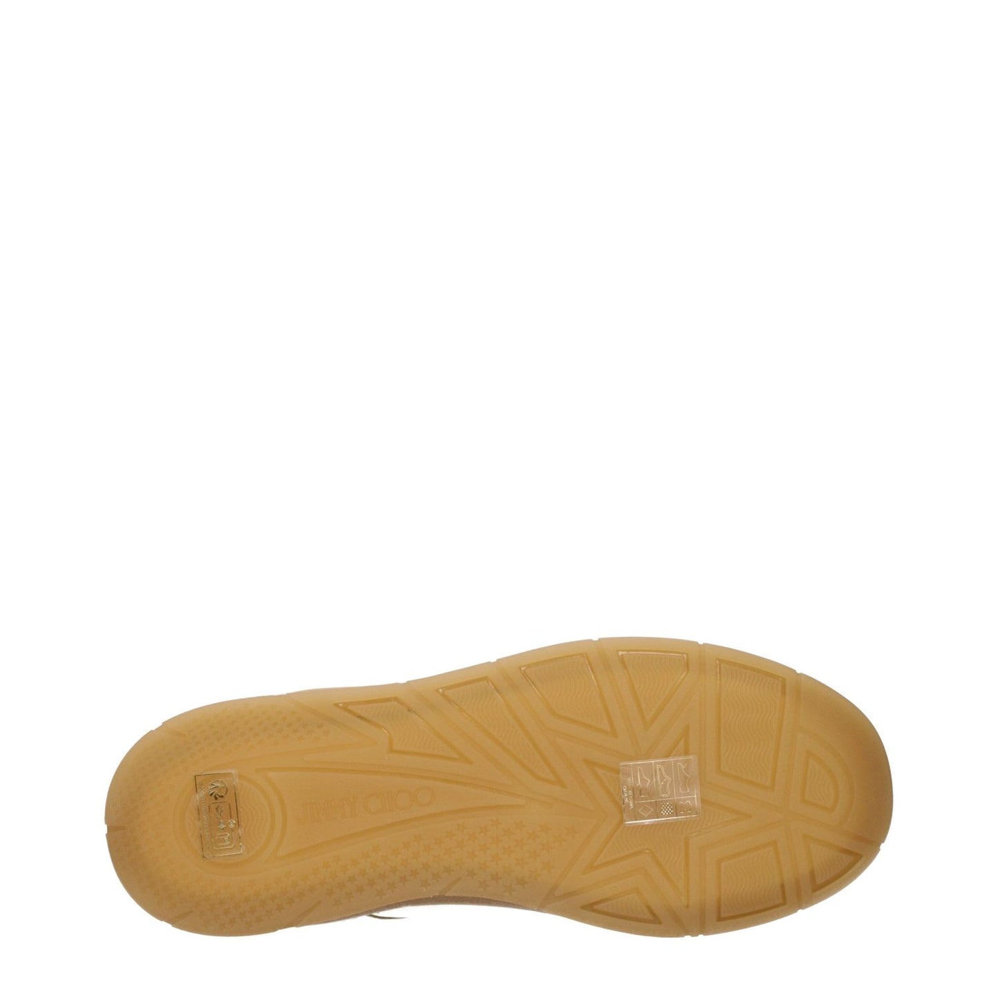 Jimmy Choo Beige Leather Low Top Sneakers