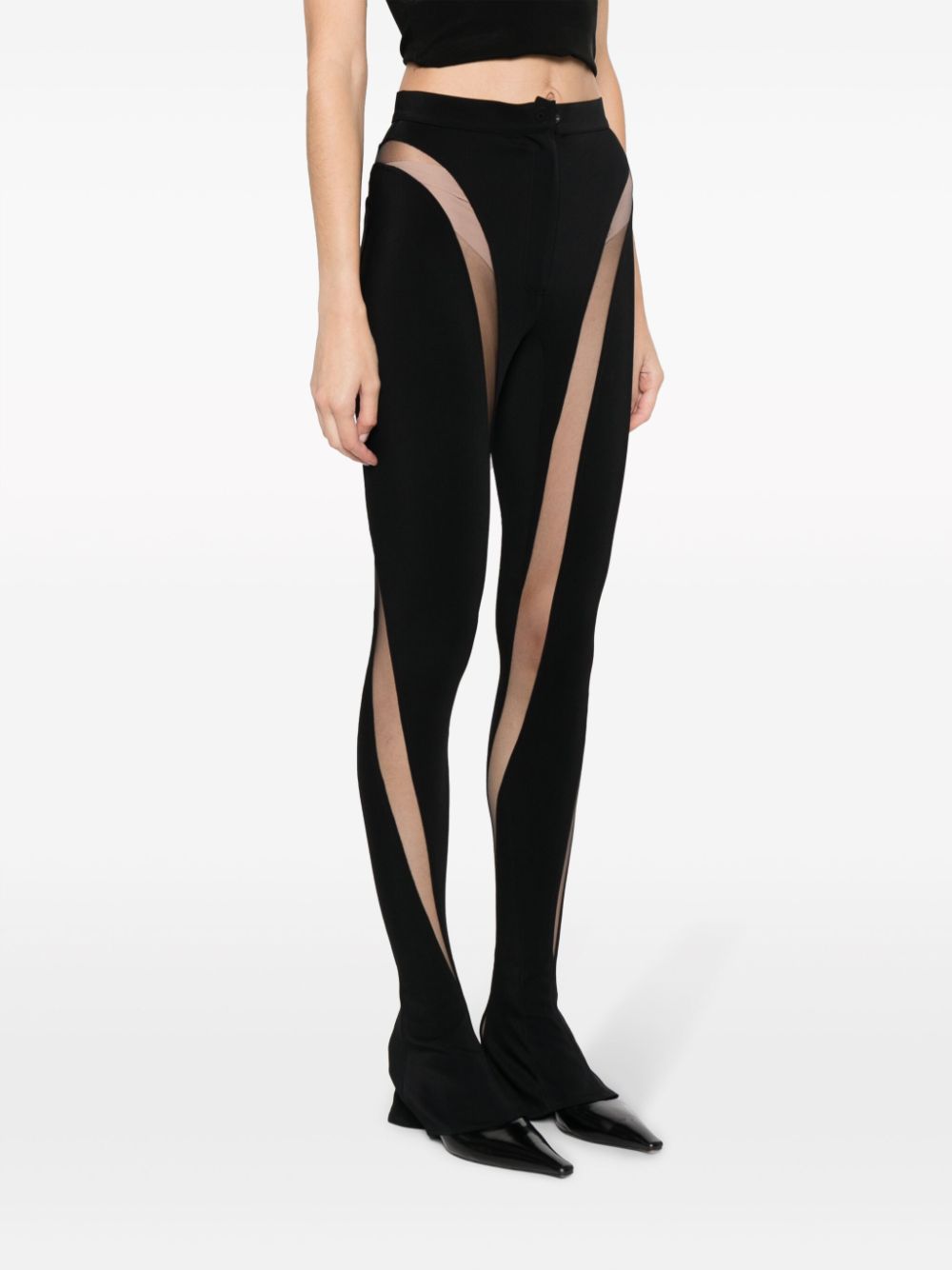 MUGLER Trousers Black Trousers Mugler