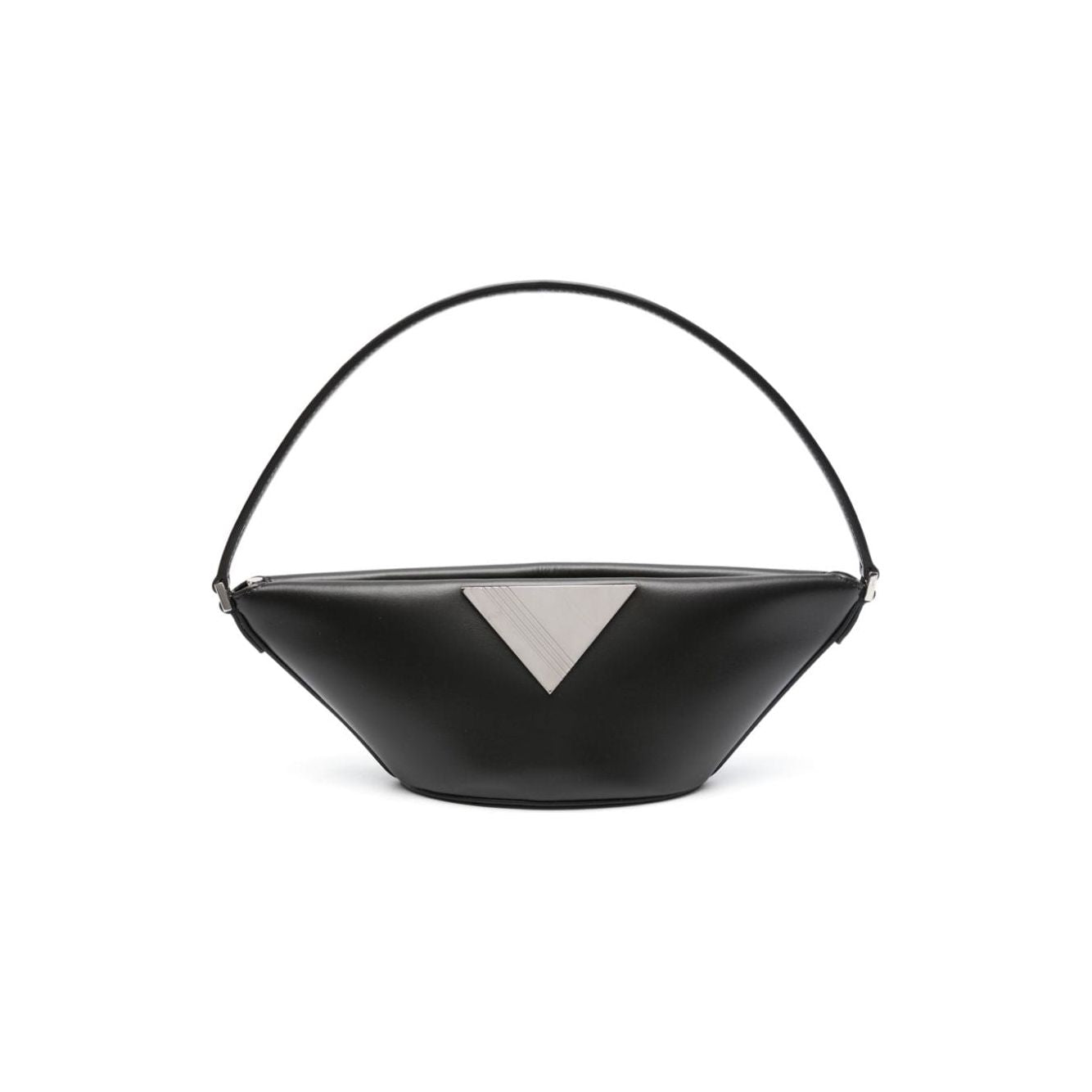 The Attico Piccola leather shoulder Bag Black Shoulder The Attico