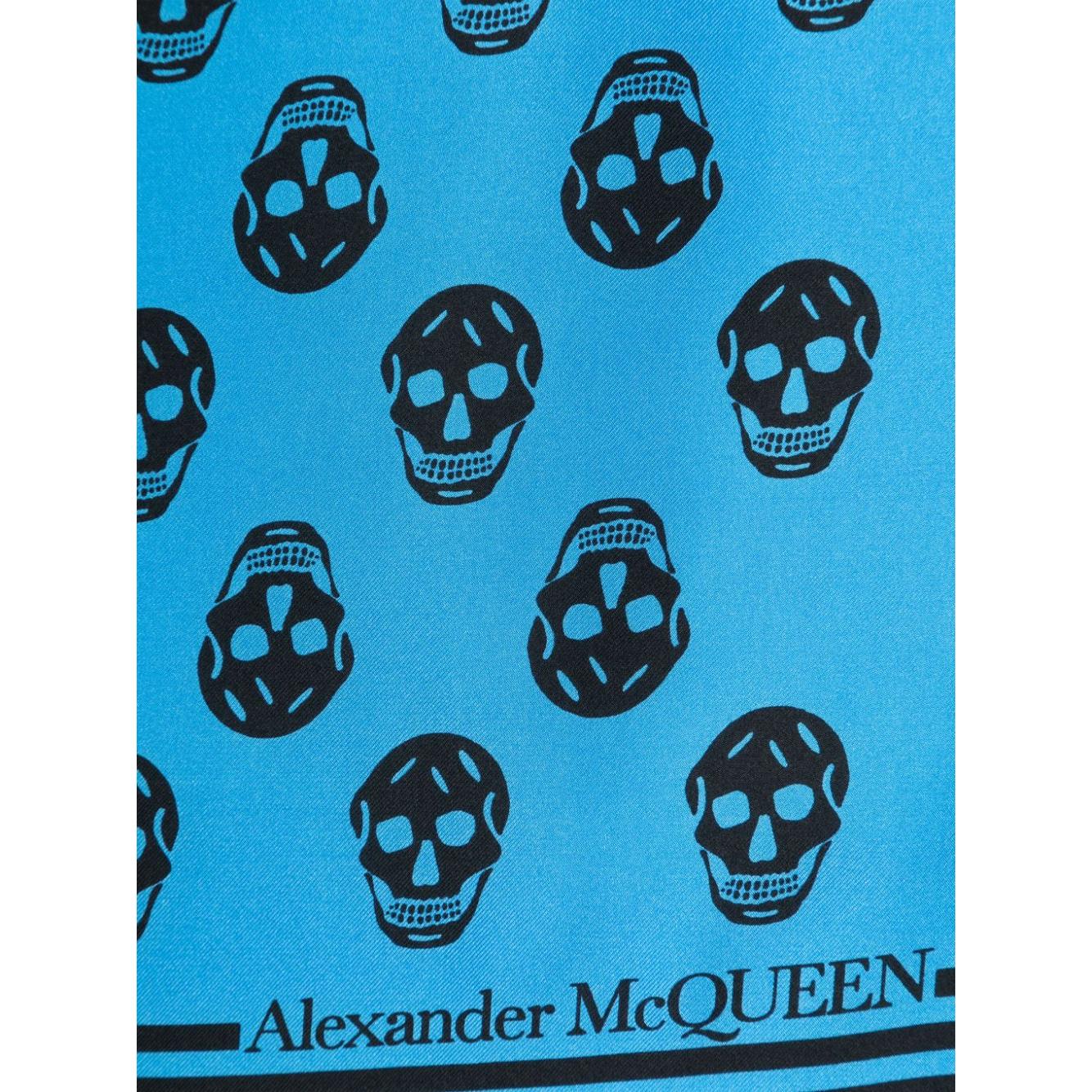 Alexander McQueen Scarfs Blue Scarves Hats & Gloves Alexander Mcqueen