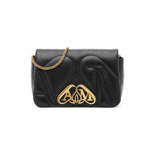 Alexander McQueen black lambskin smooth grain Shoulder Bag Shoulder Alexander Mcqueen