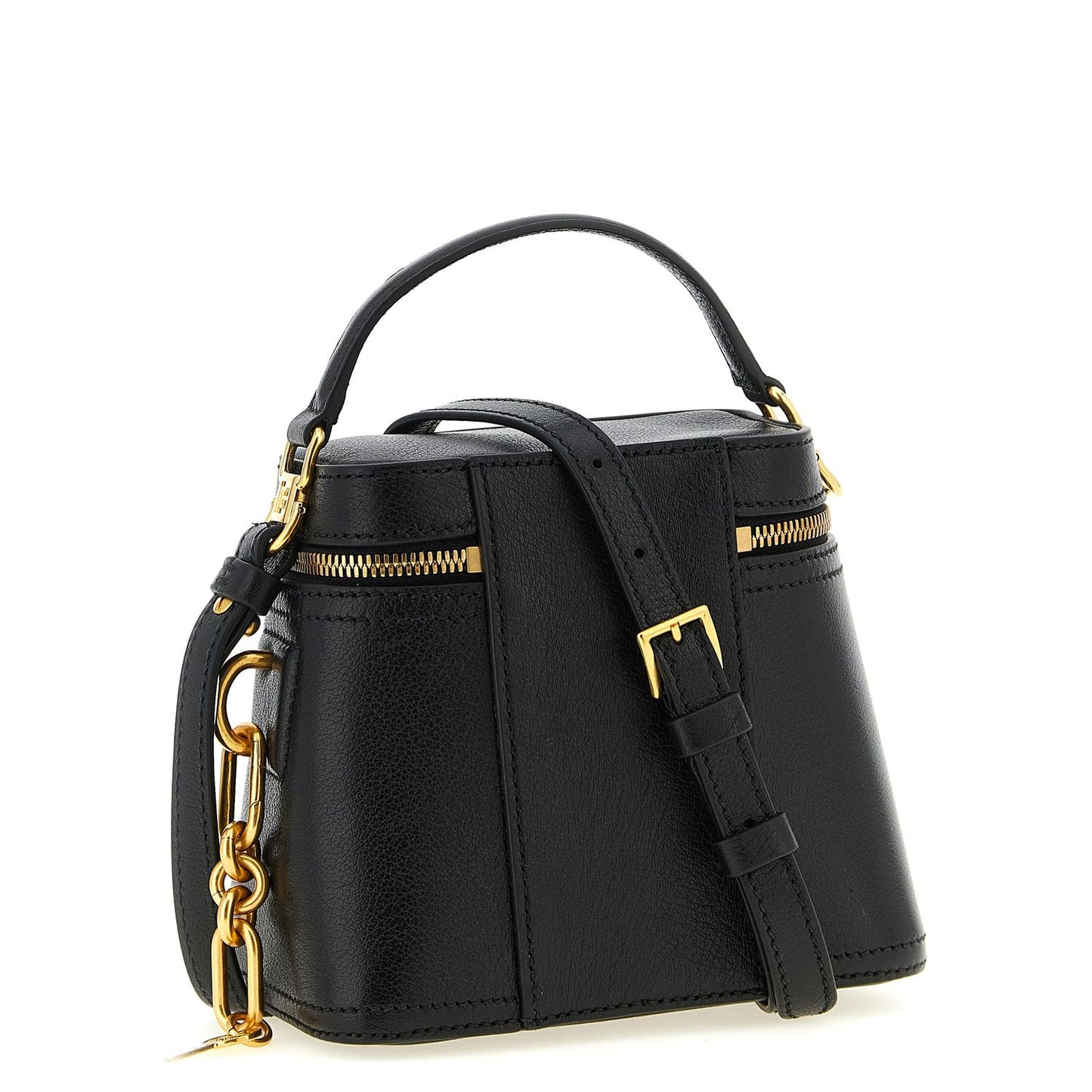 Balmain Black Calfskin Handbag