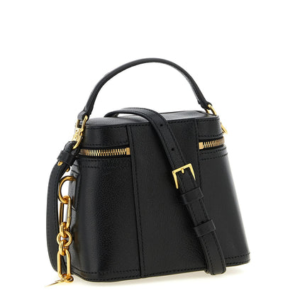 Balmain Black Calfskin Handbag